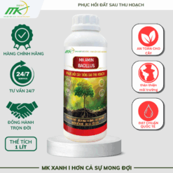 Phân bón hữu cơ MK AMIN BACILLUS (Chai 1 lít)