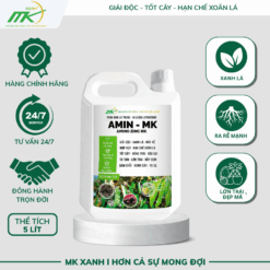 Phân bón lá trung vi lượng Amin MK - Amino Zinc MK (Can 5 Lít)