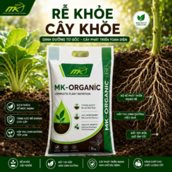 Phân Bón Hữu Cơ MK Organic 5KG Dạng Bột – Kích Rễ Mạnh, Cải Tạo Đất, Dưỡng Cây Xanh Tốt Cho Cây Cảnh,Rau Sạch