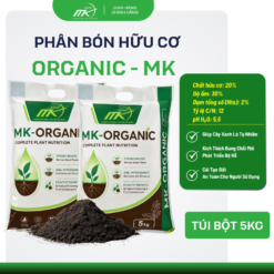 Phân Bón Hữu Cơ MK Organic 5KG Dạng Bột – Kích Rễ Mạnh, Cải Tạo Đất, Dưỡng Cây Xanh Tốt Cho Cây Cảnh,Rau Sạch