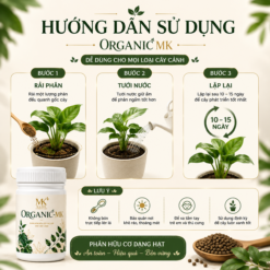 Organic MK Xanh – Phân Bón Hữu Cơ Cao Cấp Cho Cây Cảnh